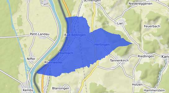 Bodenrichtwertkarte Bad Bellingen Baden